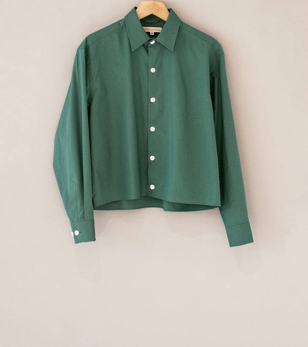 Euphorbia 'Standard Collar Shirt' (Green Thomas Mason Cotton)