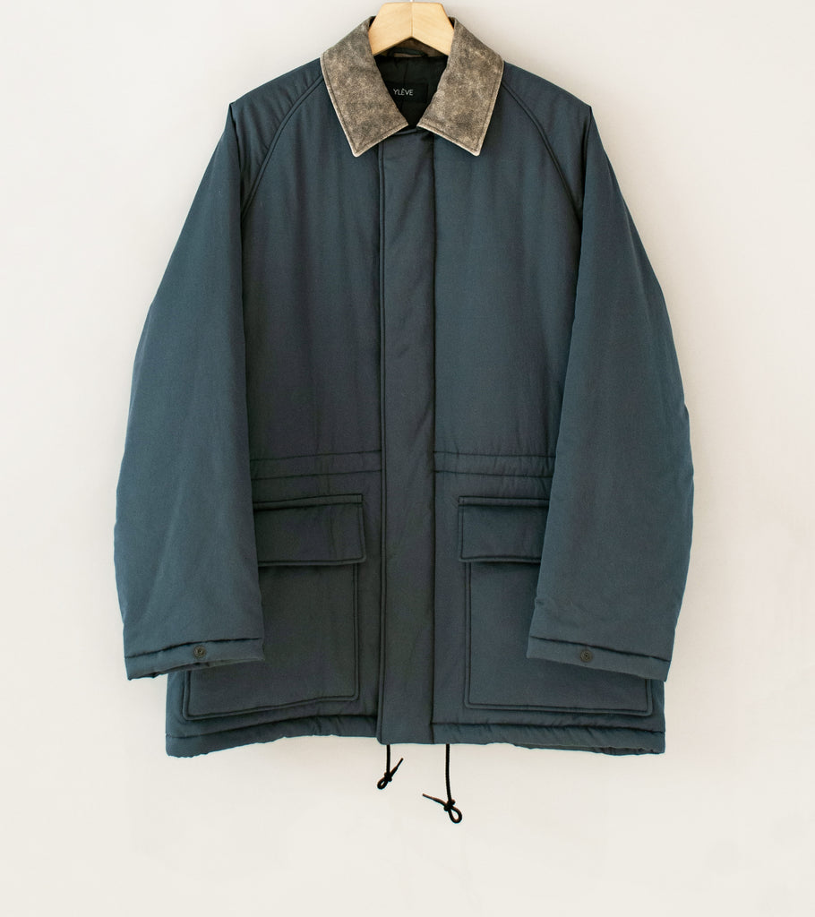 YLÈVE 'Finx Cotton Padding Coat' (Smoky Navy) – C'H'C'M'