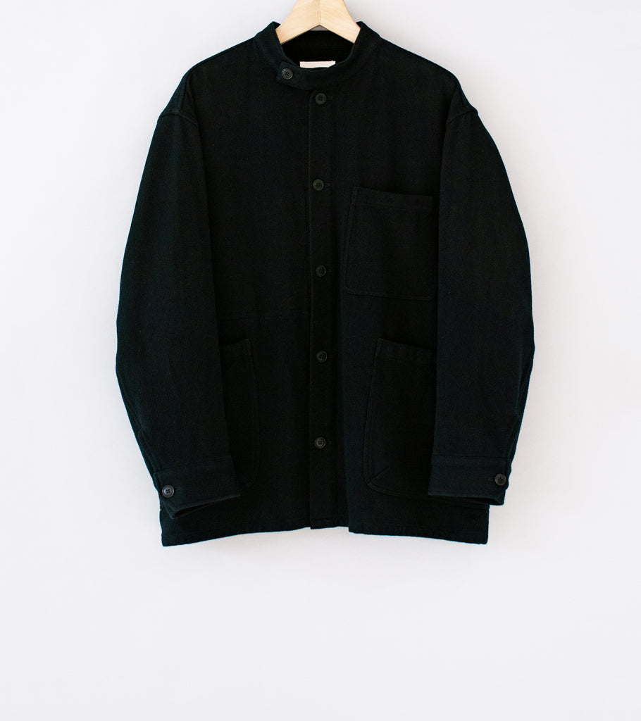 Yoko Sakamoto 'Work Stand Collar Jacket' (Black) – C'H'C'M'