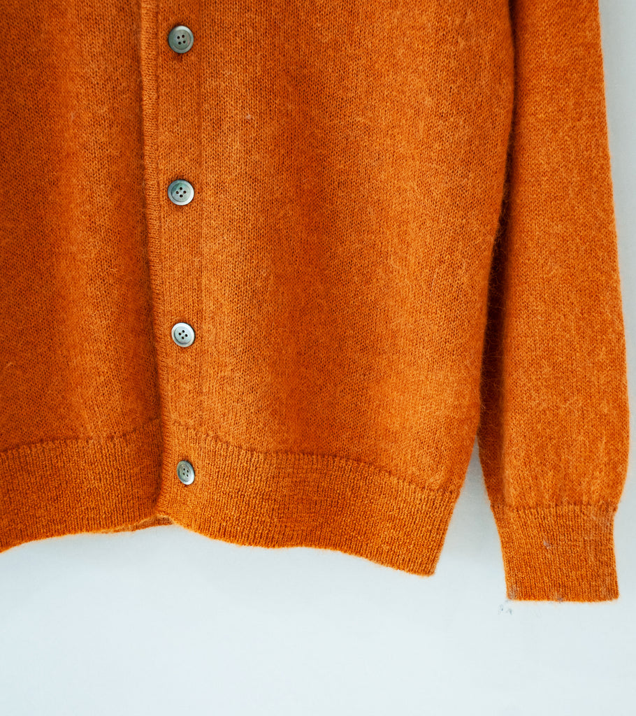 Yonetomi 'Shaggy Mohair Cardigan' (Terracotta) – C'H'C'M'