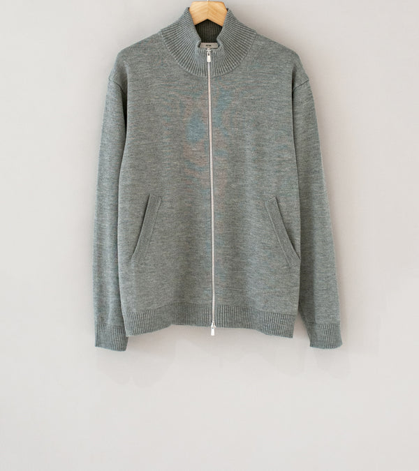 Aton 'Drivers Knit' (Charcoal Gray Wool Washi)