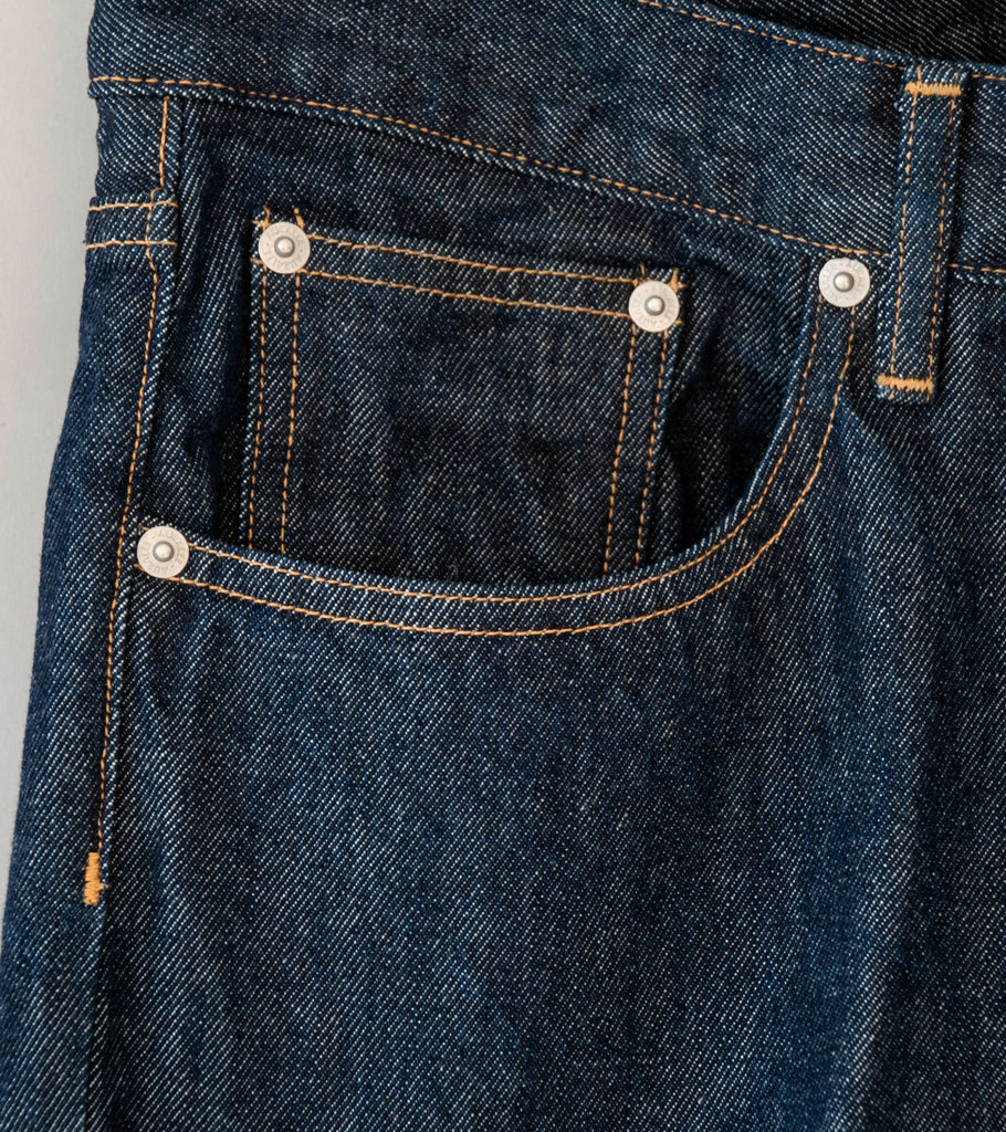 Auralee 'Hard Twist Denim 5P Pants' (Indigo) – C'H'C'M'