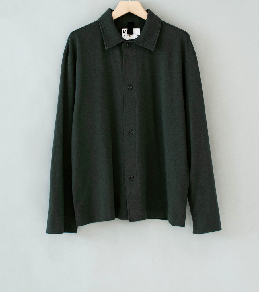Margaret Howell 'MHL Jersey Shirt' (Pewter Heavy Cotton Jersey