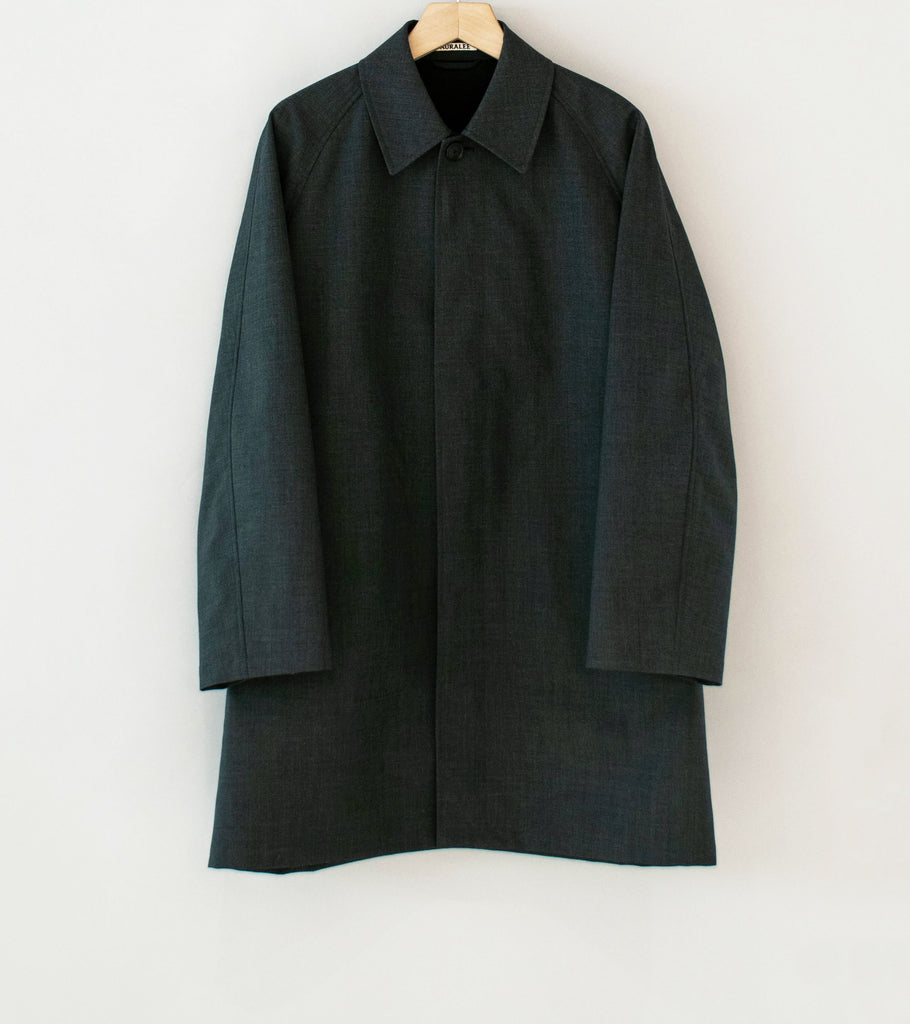 auralee（オーラリー）BONDED TROPICAL WOOL COAT Auralee 'Bonded Tropical Wool Short Coat' (Top Charcoal) – C'H'C'M'