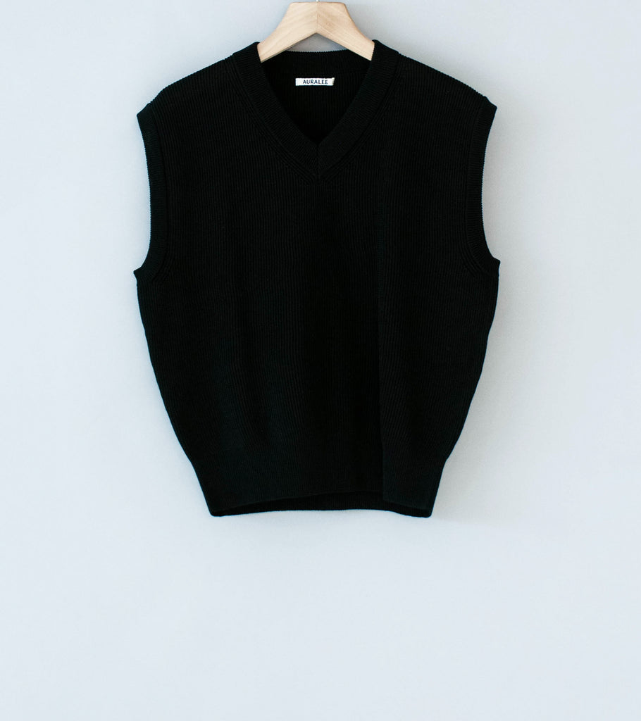 sublations FURROW KNIT VEST .11【BLACK】 FURROW KNIT VEST .11【BLACK】 – SUBLATIONS