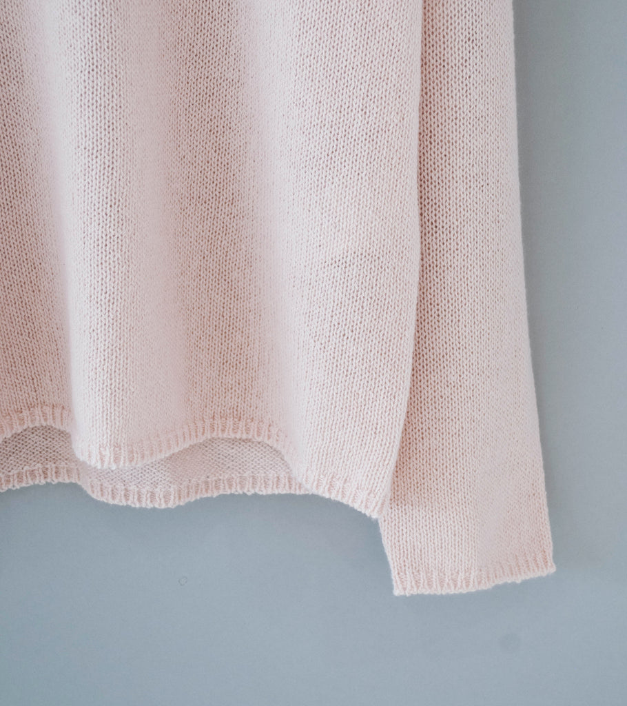 Auralee 'Summer Cashmere Knit P/O' (Light Pink) – C'H'C'M'