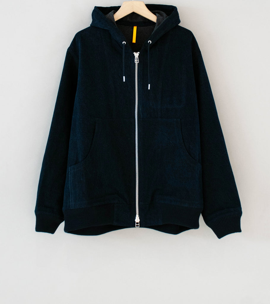 MAN-TLE 'R20 J3 Jebok Parka' (Blue Sumi Organic Denim) – C'H'C'M'