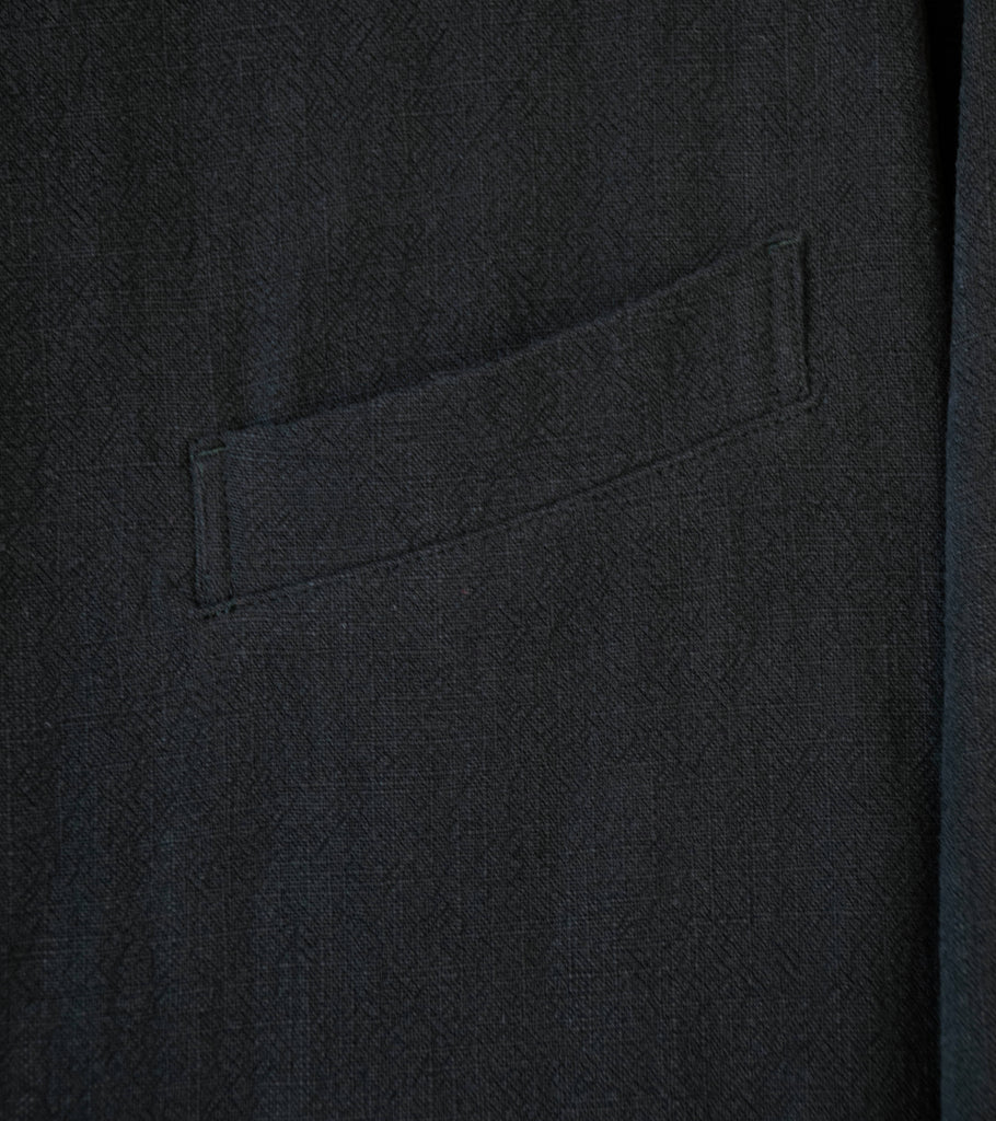 Conkers 'Field Shirt' (Charcoal Ramie Cotton) – C'H'C'M'