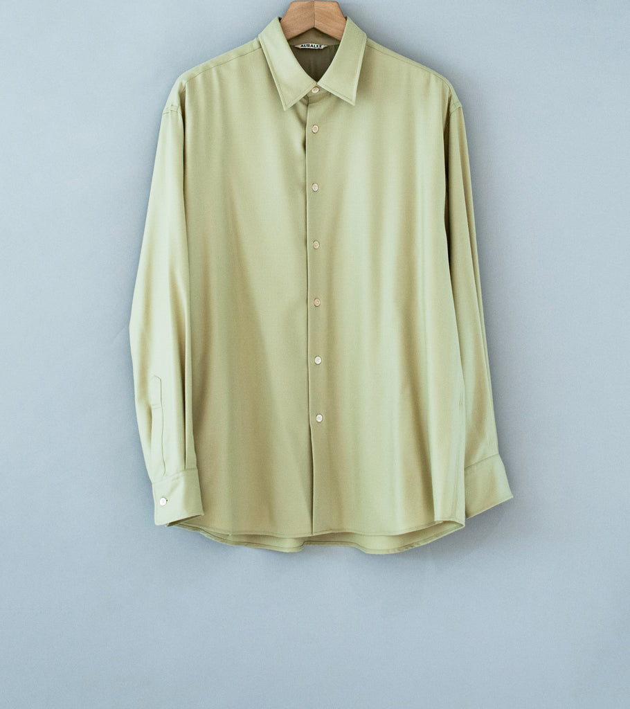 AURALEE SUPER LIGHT WOOL SHIRTS オーラリー Super Light Wool Shirt