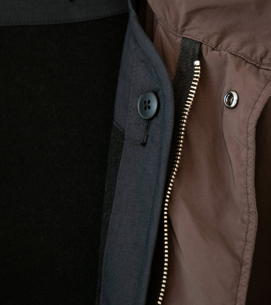 Aton 'Short Mods Coat' (Brown Air Weather Cloth) – C'H'C'M'