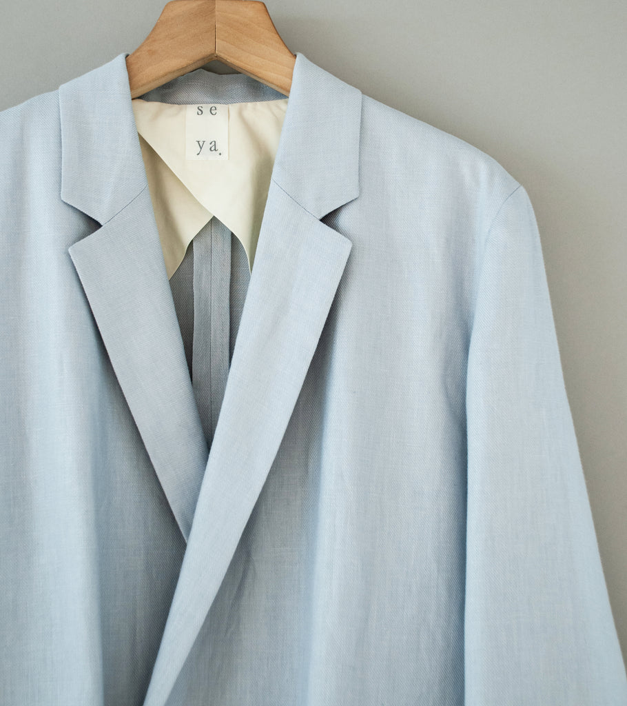 Seya 'Tailored W Jacket' (Water Tailor Linen Twill) – C'H'C'M'