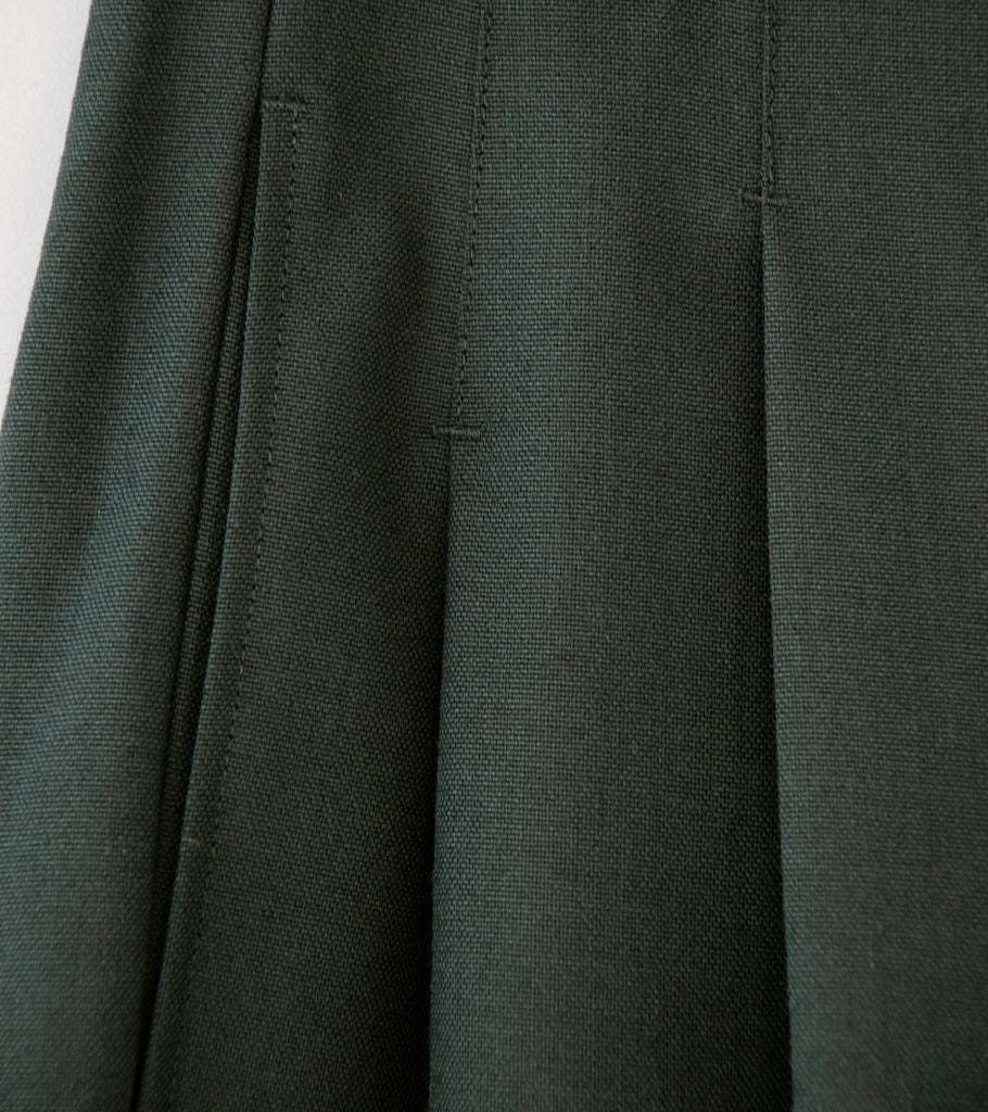 Margaret Howell 'Stitch Pleat Trousers' (Pewter Double Twisted