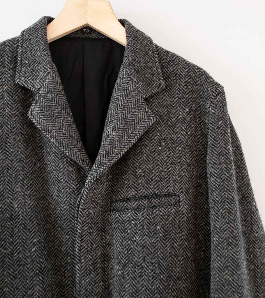 Taiga Takahashi 'Lot. 405 Atelier Coat' (Sumi Dyed Black) – C'H'C'M'