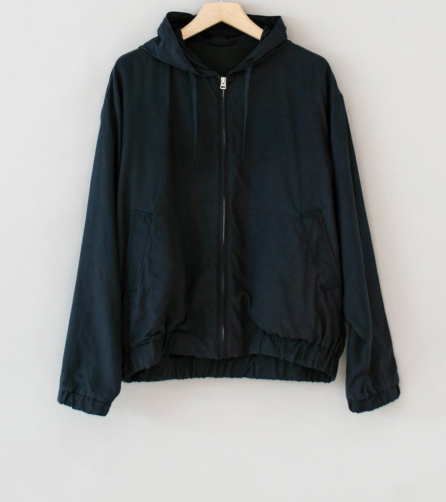 Lady White Co 'Kaptain Sunshine Silk Zip Jacket' (Navy) – C'H'C'M'