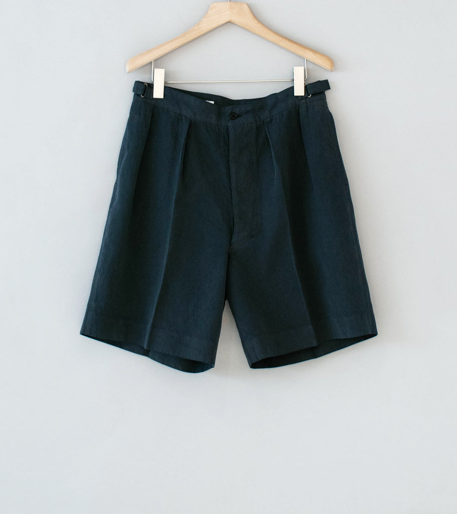Lady White Co 'Kaptain Sunshine Cotton Linen Short' (Charcoal) – C