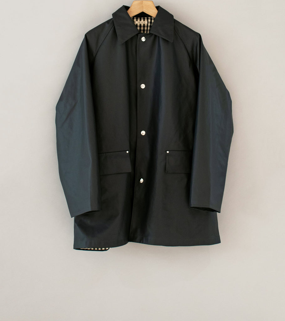 HEUGN　COAT069 HEUGN 'Laurence Coat' (Gray Laminated PU Nylon) – C'H'C'M'