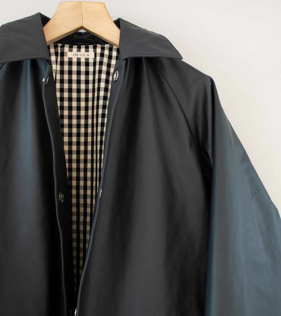 HEUGN 'Laurence Coat' (Gray Laminated PU Nylon) – C'H'C'M'