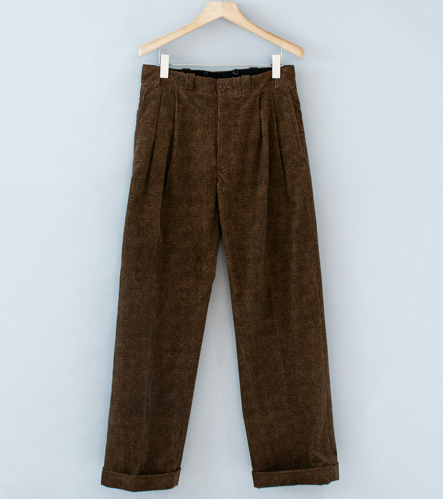 Taiga Takahashi 'Lot. 201 Work Trousers' (Melange Brown) – C'H'C'M'