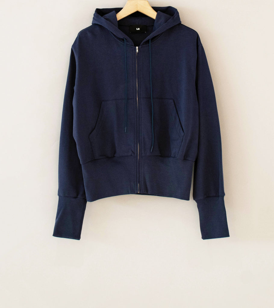 LII 'Wide Band Zip Hoodie' (Navy) – C'H'C'M'