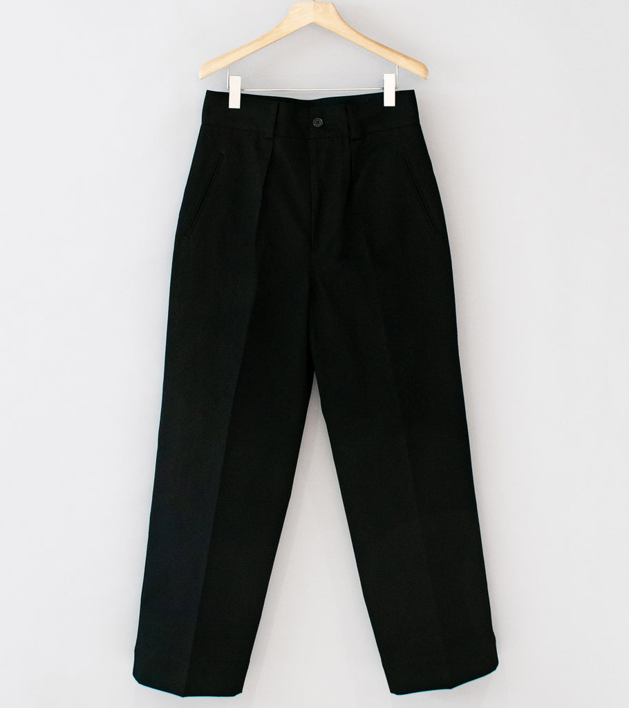 Margaret Howell 'Jet Pocket Trouser' (Black Heavy Cotton Drill