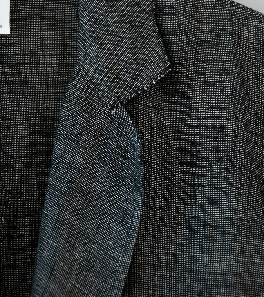 Seya 'Nam Ou Zero Jacket' (Black Mix Linen Mesh) – C'H'C'M'
