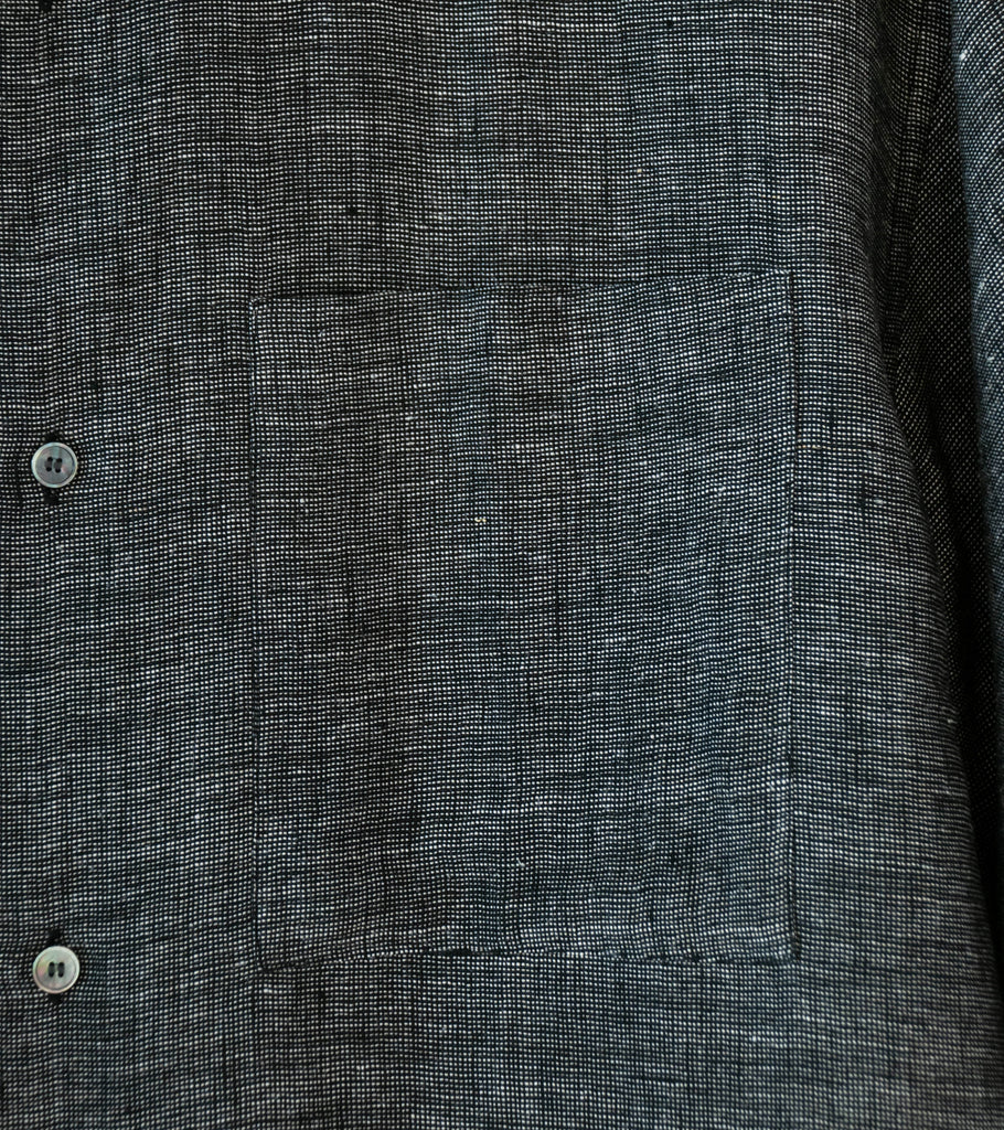 Seya 'Eternal Summer Shirt' (Black Mix Linen Mesh) – C'H'C'M'
