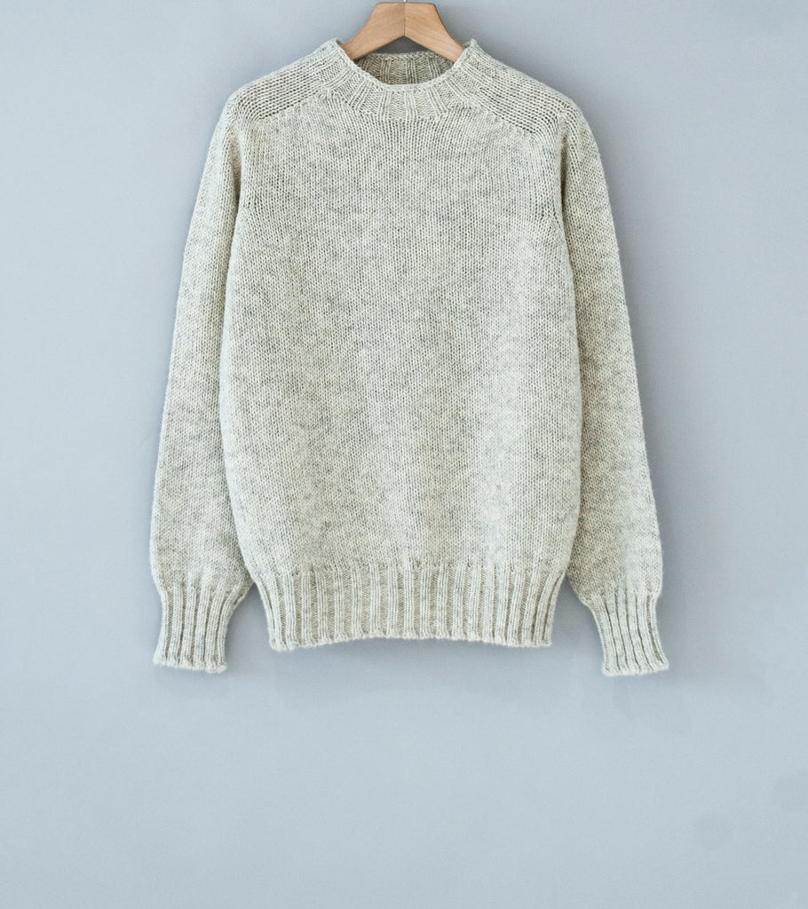 Margaret Howell 'MHL Chunky Seamless Crew Neck' (Natural Rustic