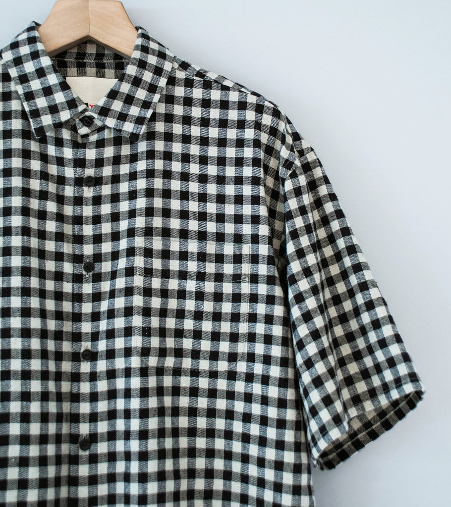 Yoko Sakamoto 'Regular Collar S/S Shirt' (Gingham) – C'H'C'M'