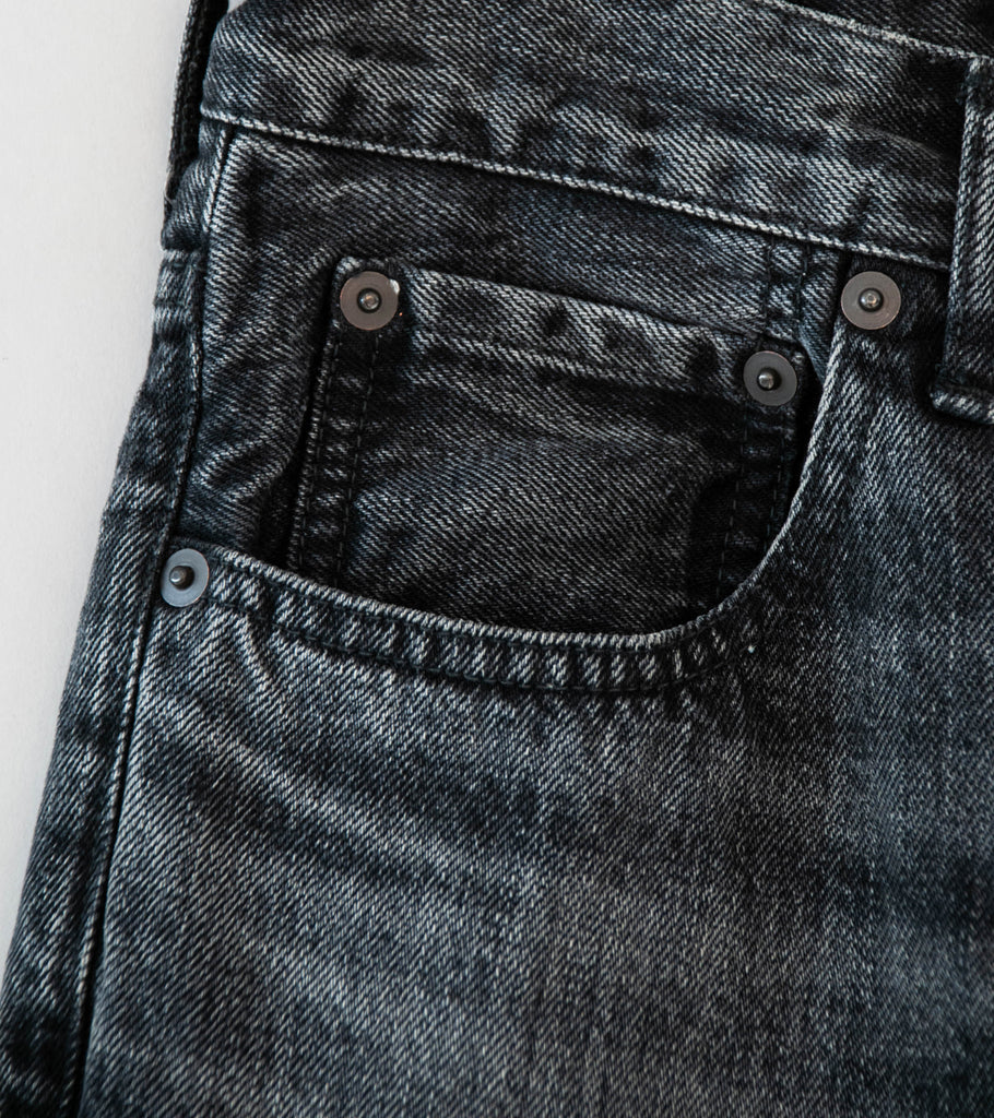 Awasa 'Selvage Denim 5 Pocket Straight Pants' (Black) – C'H'C'M'