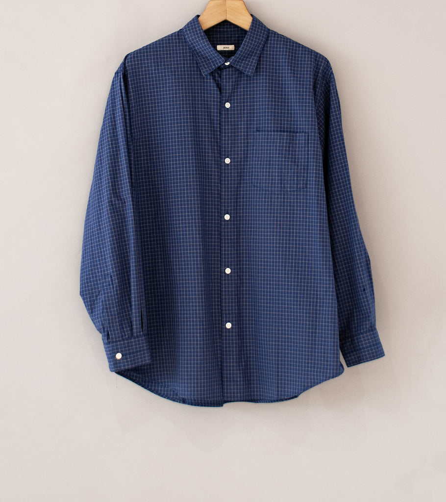 トップス awasa regular collar shirt check awasa REGULAR COLLAR SHIRT / CHECK – Chum!