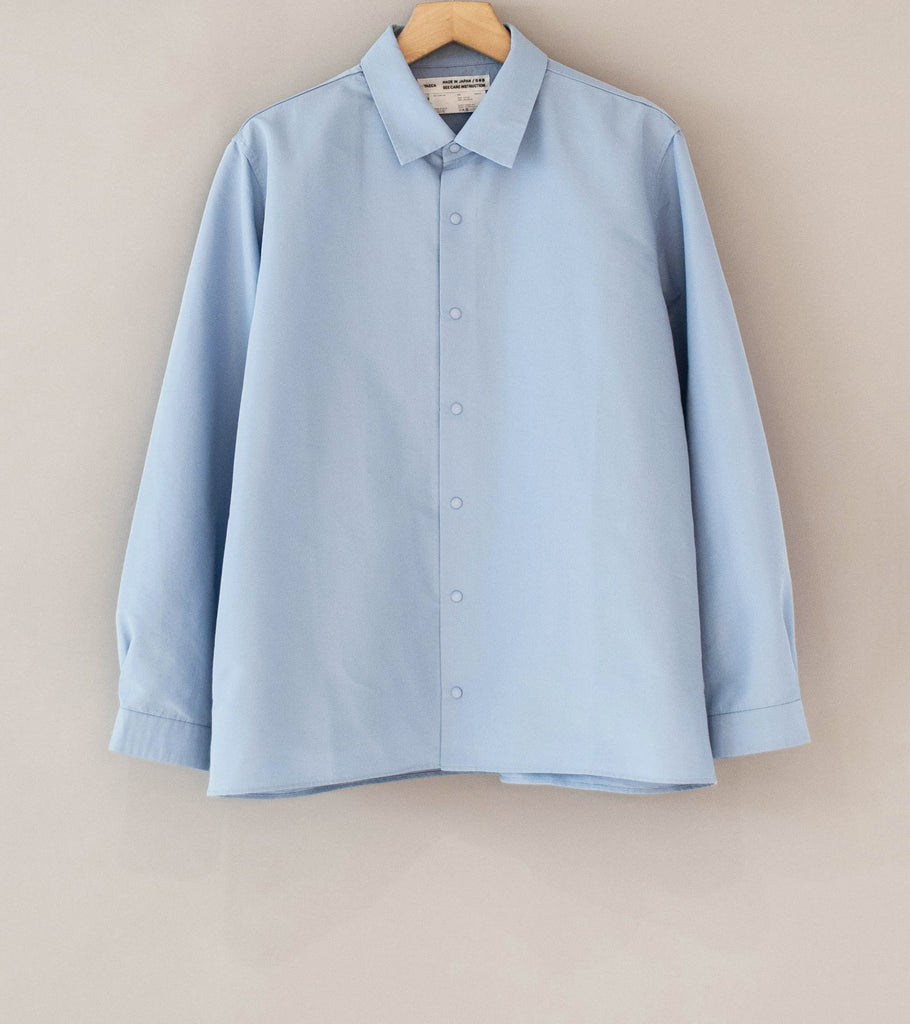 YAECA COMFORT SHIRT 日本製　Lサイズ　サックスブルー Yaeca 'Comfort Shirt' (Sax) – C'H'C'M'
