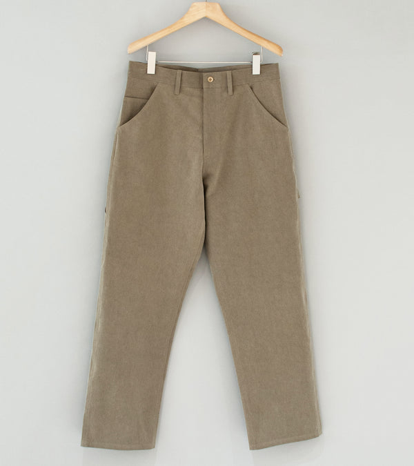 Cale 'Brushed Cotton Work Pants' (Greige)