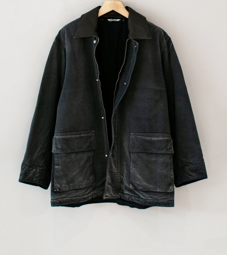 ジャケット・アウター AURALEE ORGANIC COTTON DUCK BLOUSON Auralee Organic Cotton Duck Blouson | Light Beige | Canoe Club