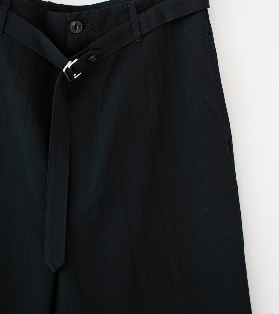 Yoko Sakamoto 'Work Cropped Trousers' (Black) – C'H'C'M'