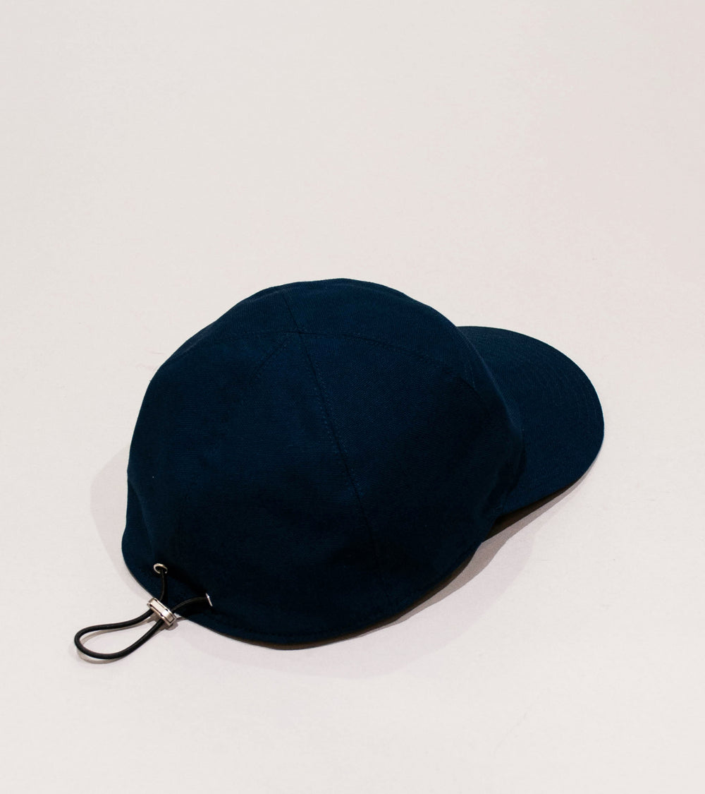 Velardi 'Italian Canvas Ball Cap' (Navy Cotton)
