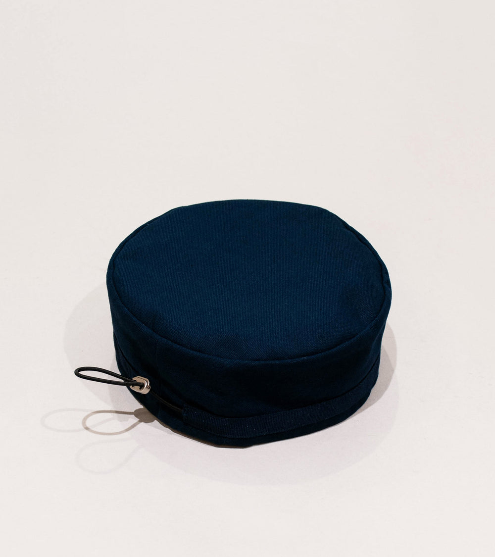 Velardi 'Italian Canvas Bottle Cap' (Navy Cotton)