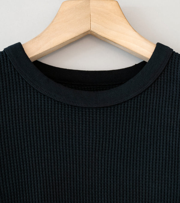 Yoko Sakamoto 'Crew Neck Pullover' (Indigo x Sumi Ink)