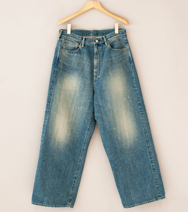 Yoko Sakamoto '5 Pocket Baggy Pants' (Fade Indigo)