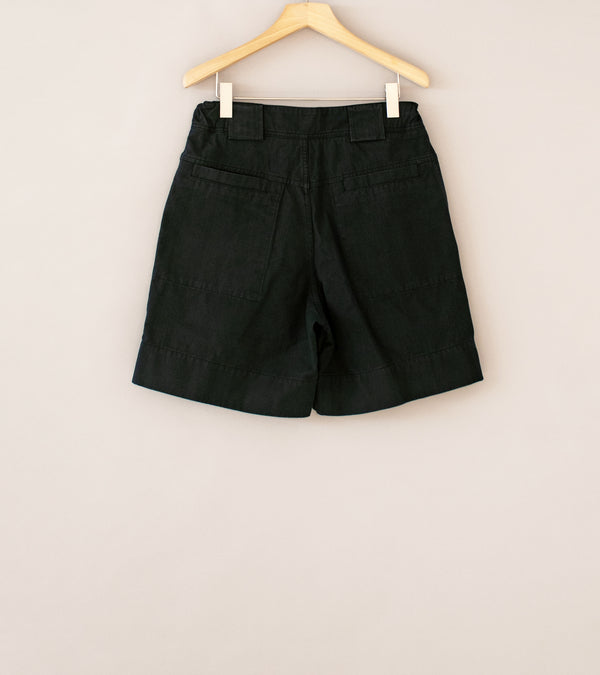 Margaret Howell 'MHL Sport Short' (Navy Irregular Cotton Drill)