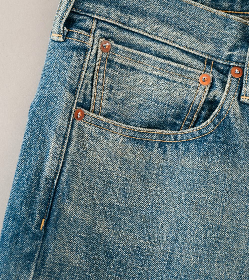 Yoko Sakamoto '5 Pocket Baggy Pants' (Fade Indigo)