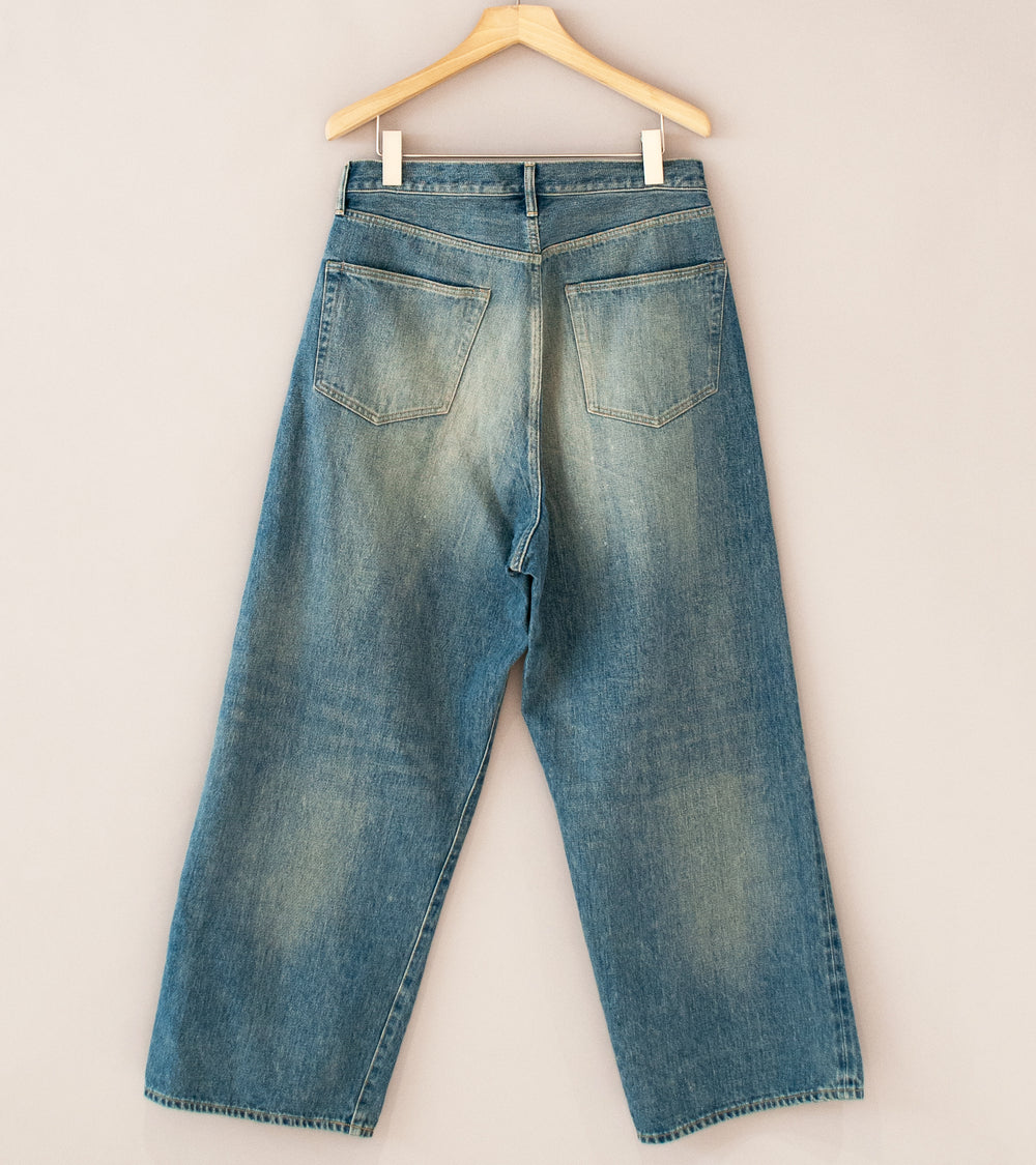 Yoko Sakamoto '5 Pocket Baggy Pants' (Fade Indigo)