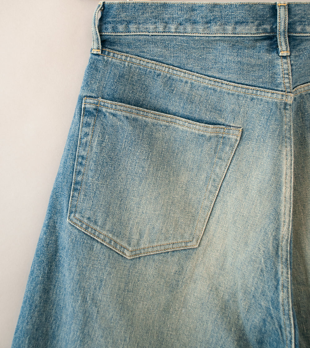 Yoko Sakamoto '5 Pocket Baggy Pants' (Fade Indigo)