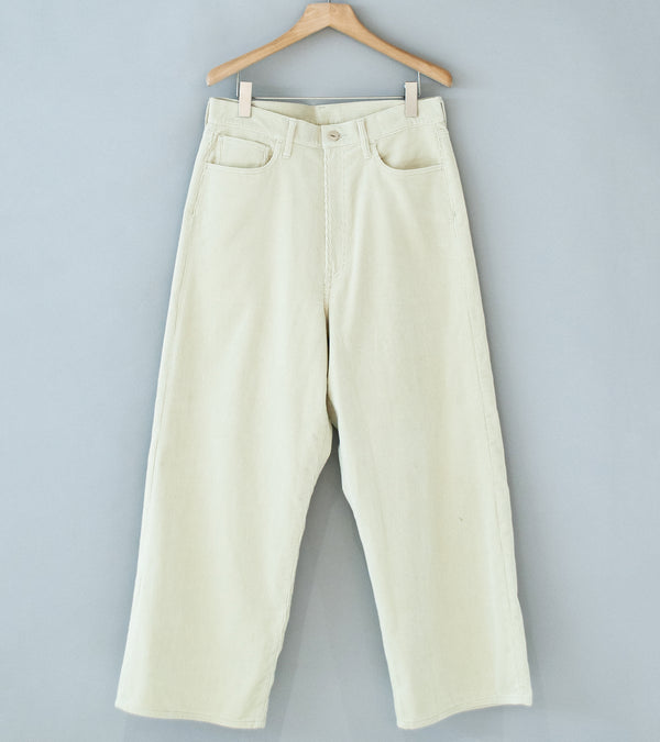 Yoko Sakamoto '5 Pocket Baggy Pants' (Ecru)