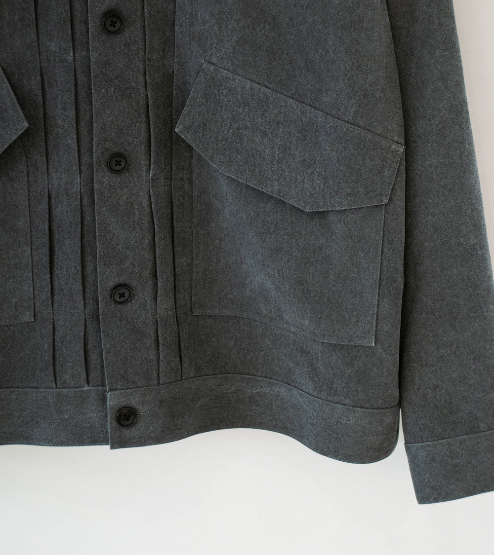 C'H'C'M' 'Flight Jacket' (Black Pigment Coated Nylon)