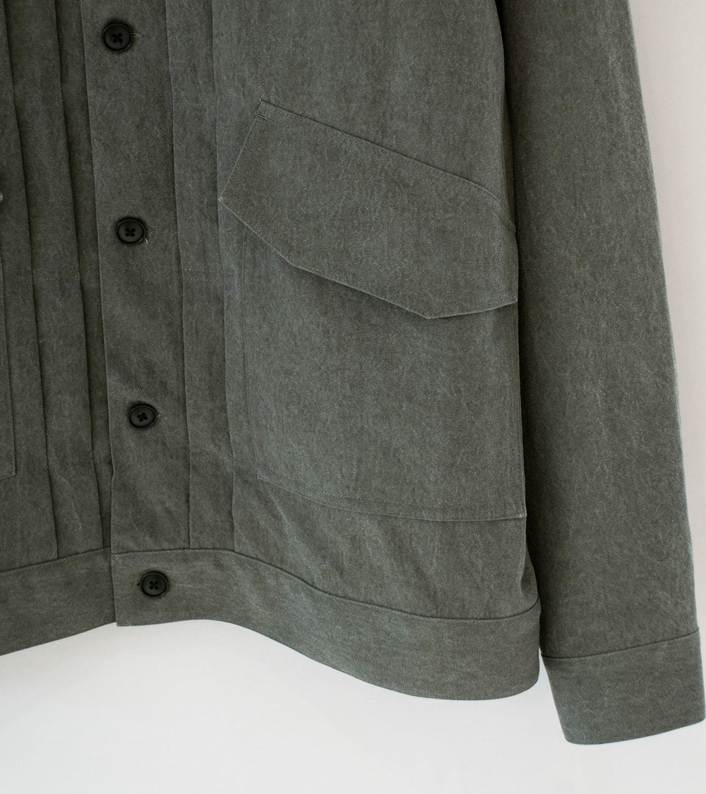 C'H'C'M' 'Flight Jacket' (Grey Pigment Coated Nylon)