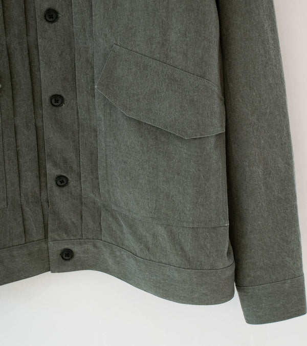 C'H'C'M' 'Flight Jacket' (Grey Pigment Coated Nylon)