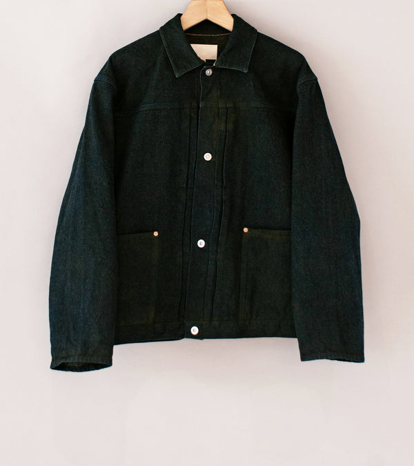 Yoko Sakamoto 'Pleats Blouse' (Yellow Ochre)