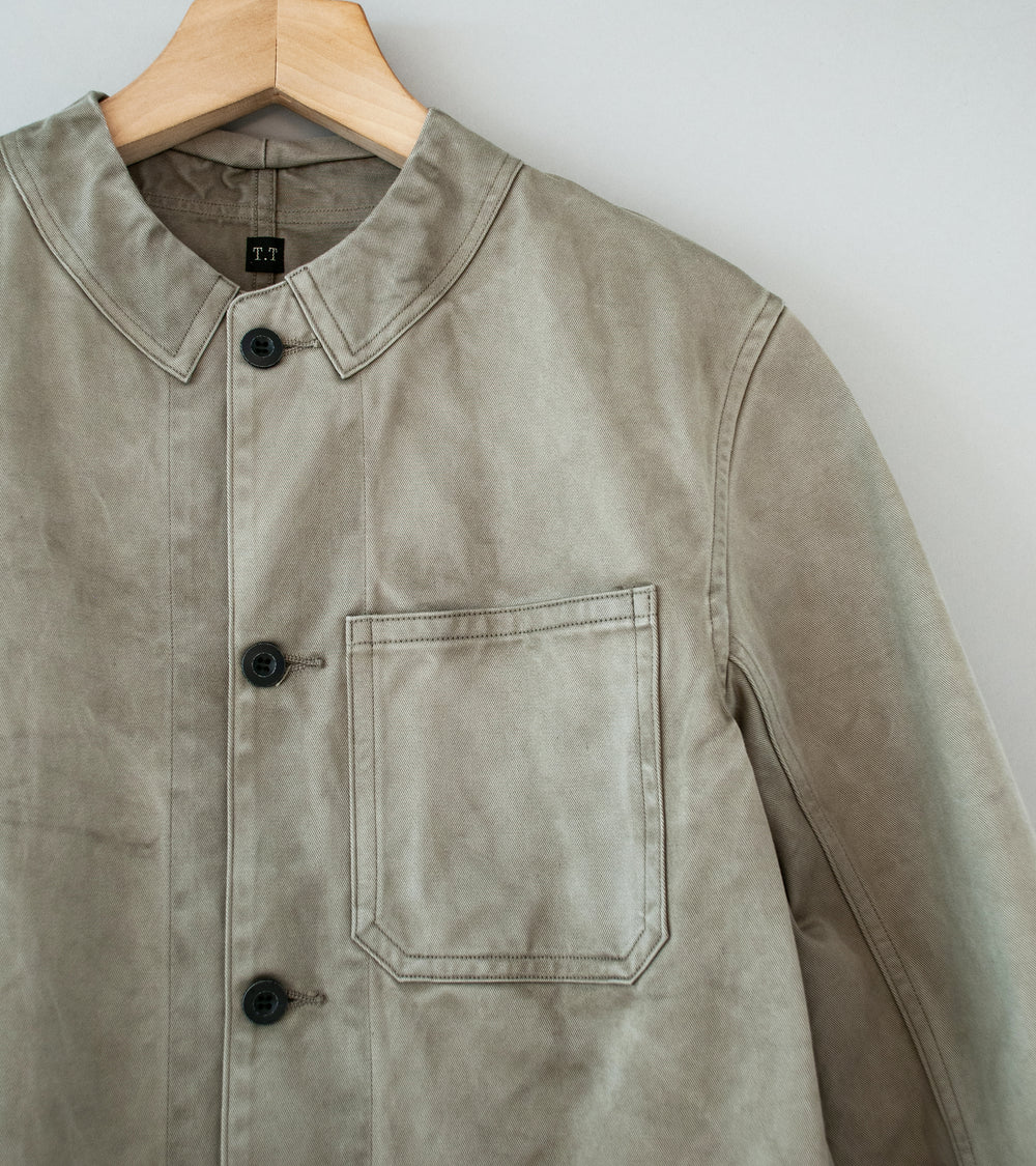 Taiga Takahashi 'Lot. 315 Railoroad Jacket' (Logwood Dyed Gray)