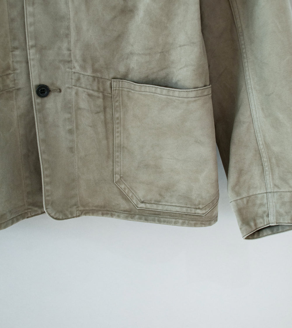 Taiga Takahashi 'Lot. 315 Railoroad Jacket' (Logwood Dyed Gray)