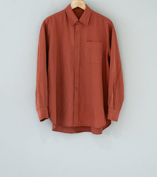 Yoko Sakamoto 'Regular Collar Shirt' (Red)